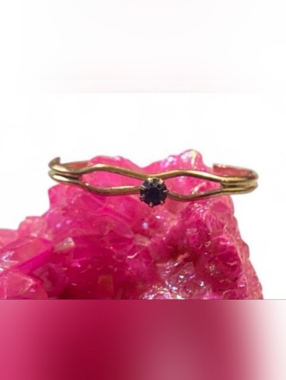 Vintage Gold Tone Baby / Doll Costume Bracelet #9028